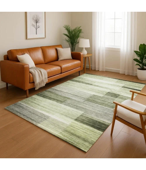Addison Mayfield Green AMF2082 - 8ft. Round Rug