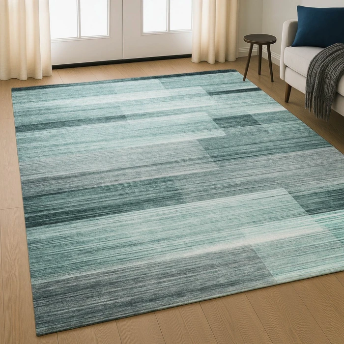 Addison Mayfield Teal AMF2082 5ft. x 7ft. 6in. Rect. Rug