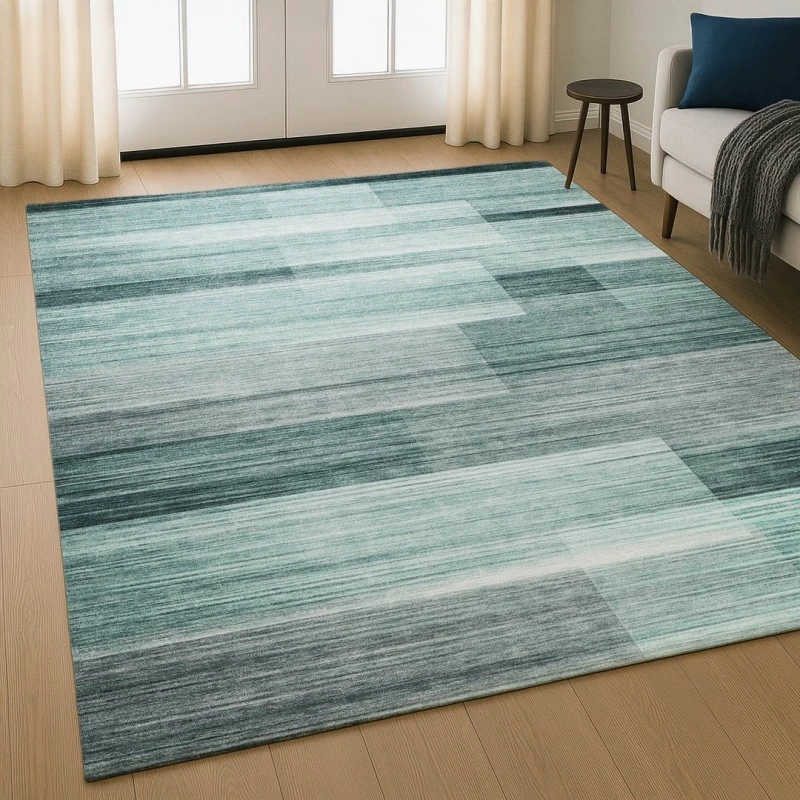 Addison Mayfield Teal AMF2082 - 8ft. Round Rug