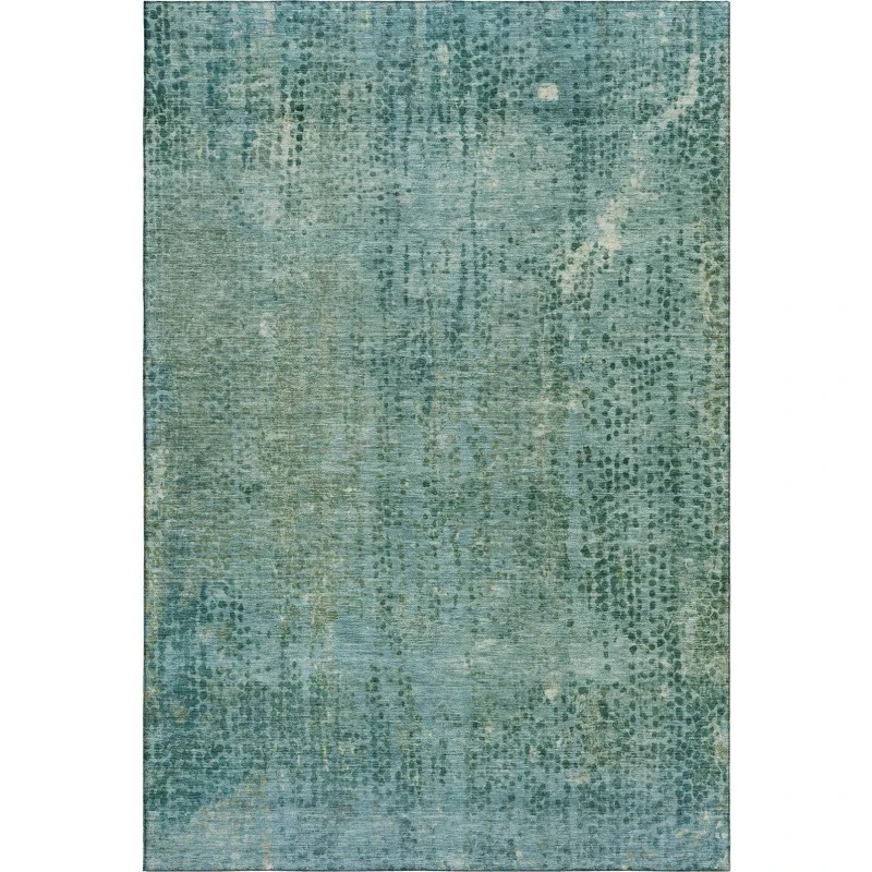 Addison Mayfield Teal AMF2088 - 8ft. Round Rug