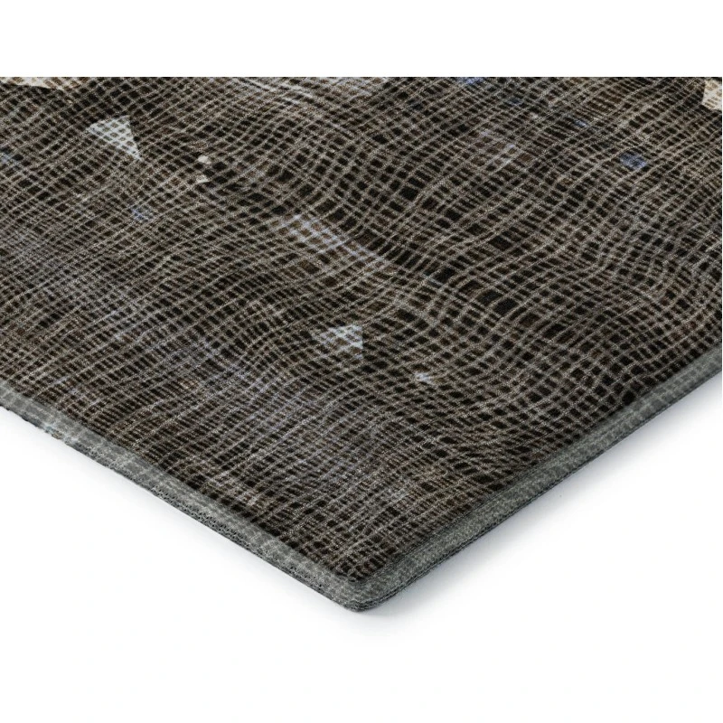 Addison Mayfield Brown AMF2092 - 8ft. Round Rug