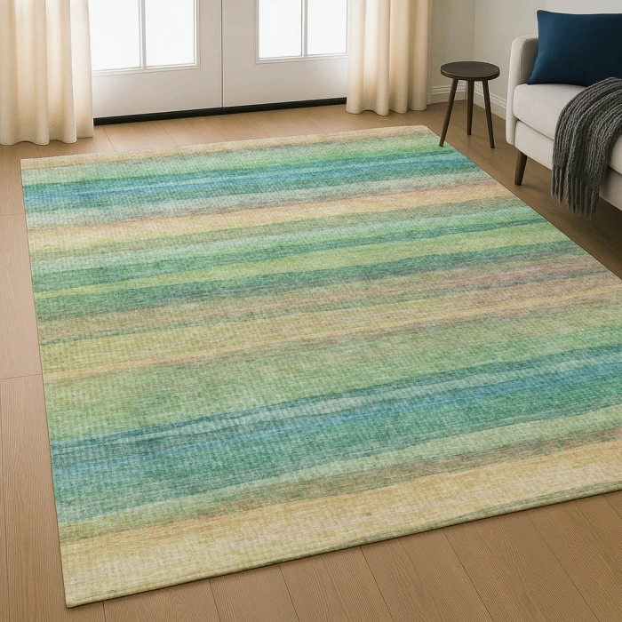 Addison Mayfield Green AMF2093 - 8ft. Round Rug