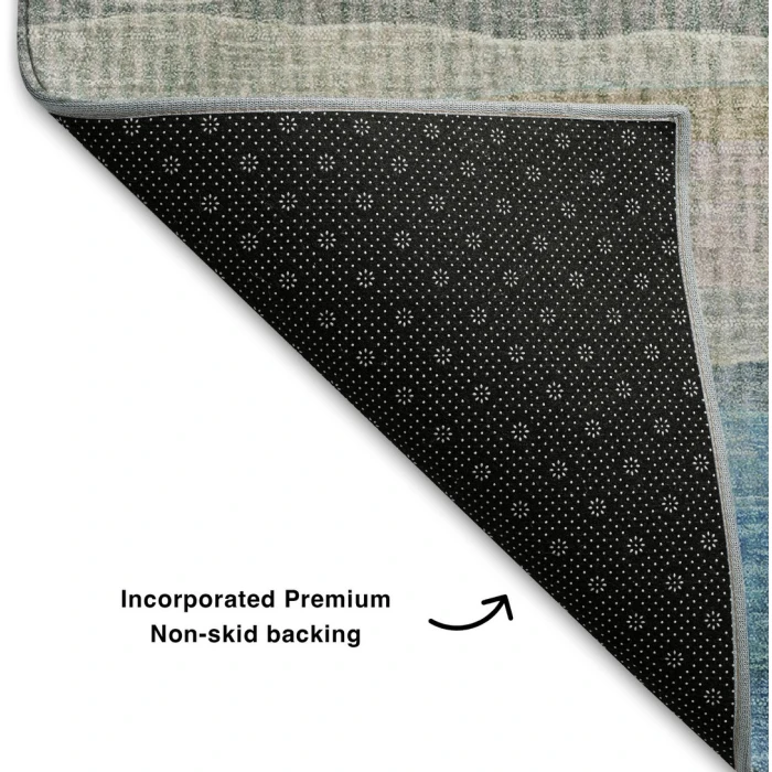 Addison Mayfield Teal AMF2093 - 8ft. Round Rug