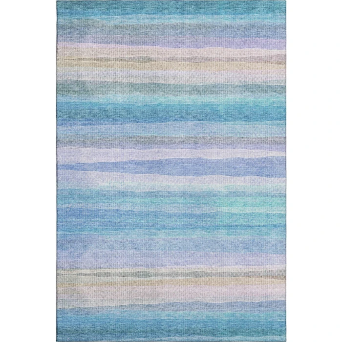 Addison Mayfield Teal AMF2093 - 8ft. Round Rug