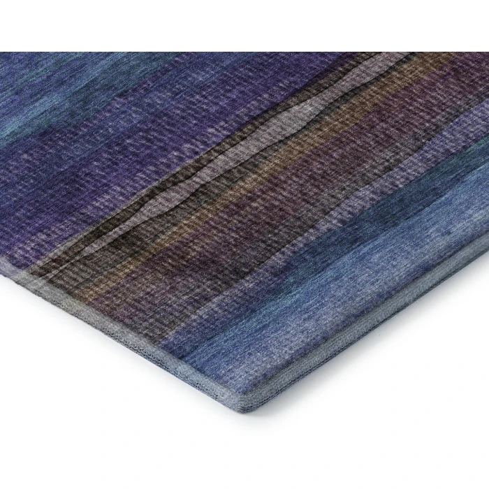 Addison Mayfield Blue AMF2093 - 8ft. Round Rug