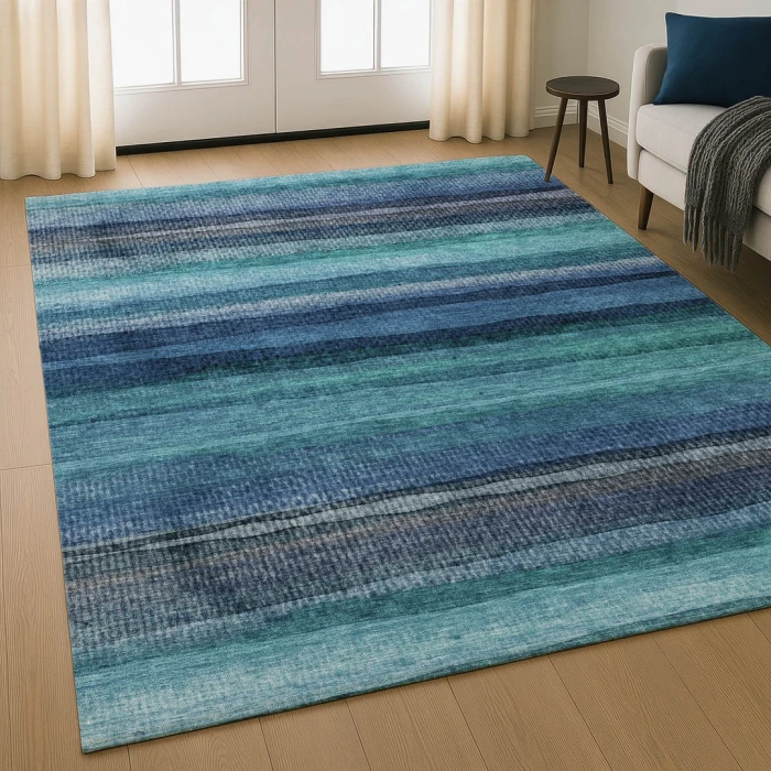 Addison Mayfield Teal AMF2093 2ft. 3in. x 7ft. 6in. Rect. Rug