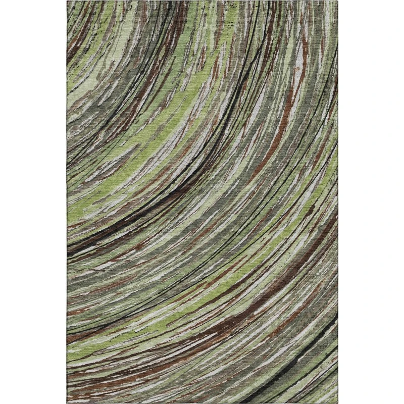 Addison Mayfield Green AMF2094 - 8ft. Round Rug