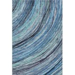 Addison Mayfield Blue AMF2094 - 8ft. Round Rug