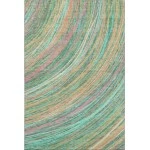 Addison Mayfield Teal AMF2094 - 8ft. Round Rug