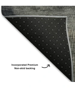 Addison Mayfield Gray AMF2095 - 8ft. Round Rug
