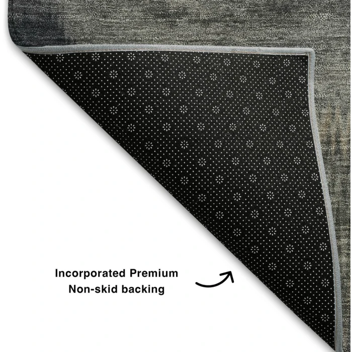 Addison Mayfield Gray AMF2095 - 8ft. Round Rug