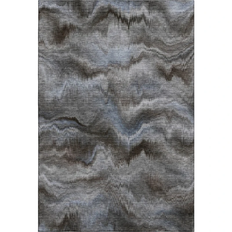 Addison Mayfield Brown AMF2095 - 8ft. Round Rug