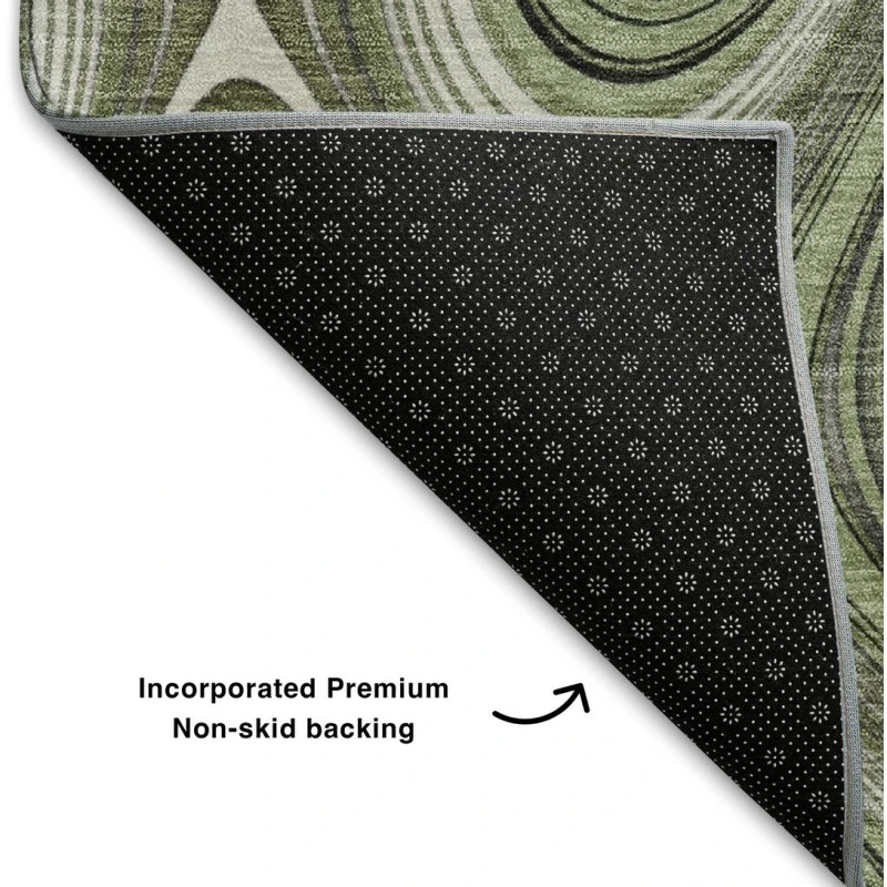 Addison Mayfield Green AMF2097 - 8ft. Round Rug