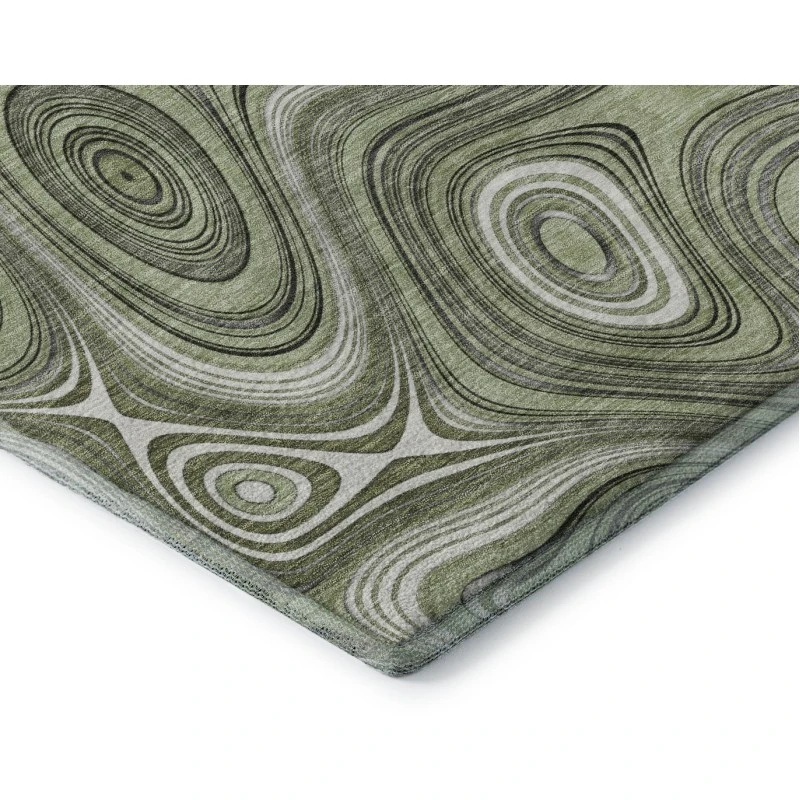 Addison Mayfield Green AMF2097 - 8ft. Round Rug