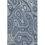 Addison Mayfield Blue AMF2097 - 8ft. Round Rug