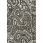 Addison Mayfield Gray AMF2097 - 8ft. Round Rug