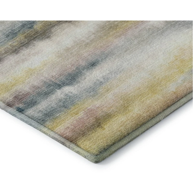 Addison Mayfield Gold AMF2098 - 8ft. Round Rug