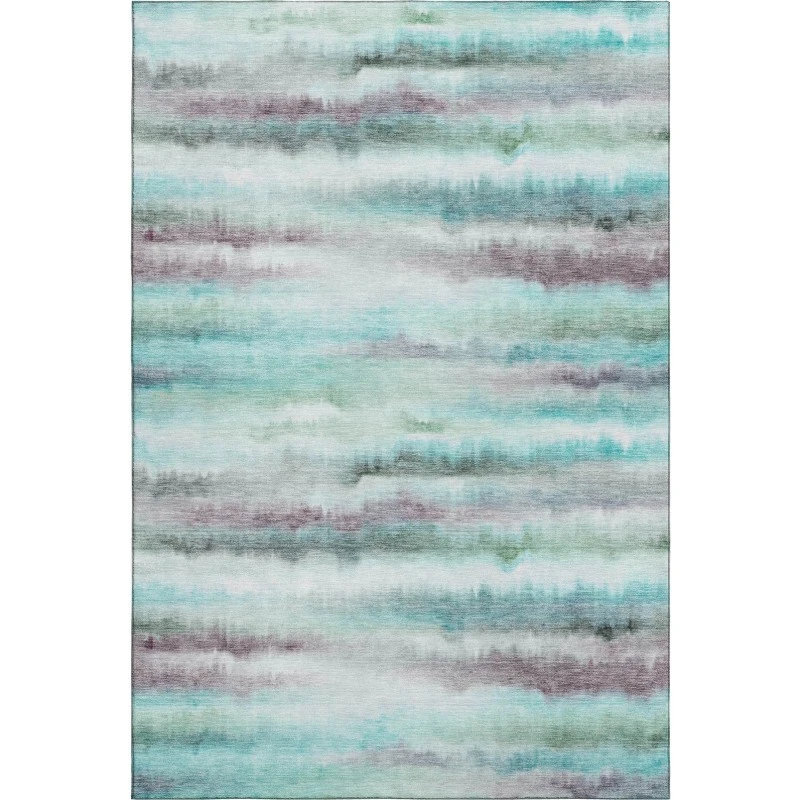 Addison Mayfield Teal AMF2098 - 8ft. Round Rug