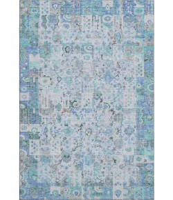 Addison Mayfield Blue AMF2099 - 8ft. Round Rug