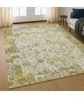 Addison Mayfield Gold AMF2099 - 8ft. Round Rug