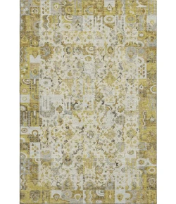 Addison Mayfield Gold AMF2099 - 8ft. Round Rug