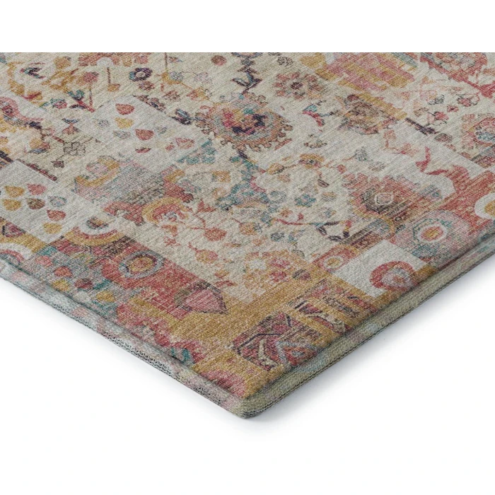 Addison Mayfield Pink AMF2099 - 8ft. Round Rug