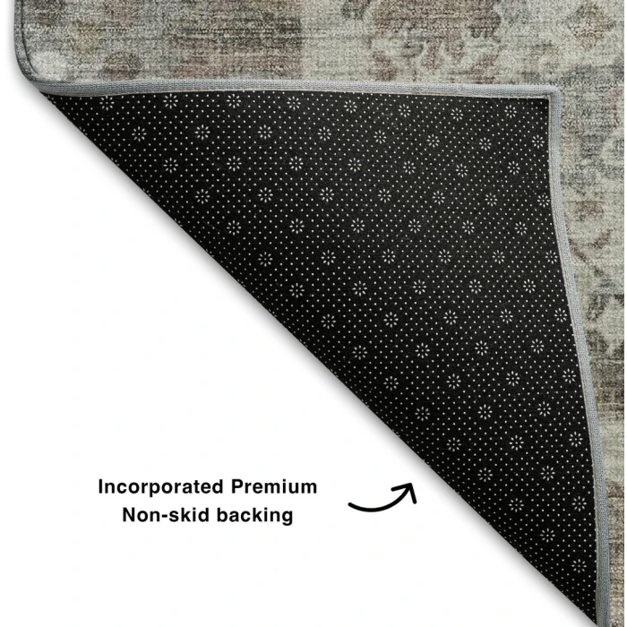 Addison Mayfield Brown AMF2099 - 8ft. Round Rug