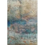 Addison Mayfield Teal AMF2100 - 8ft. Round Rug