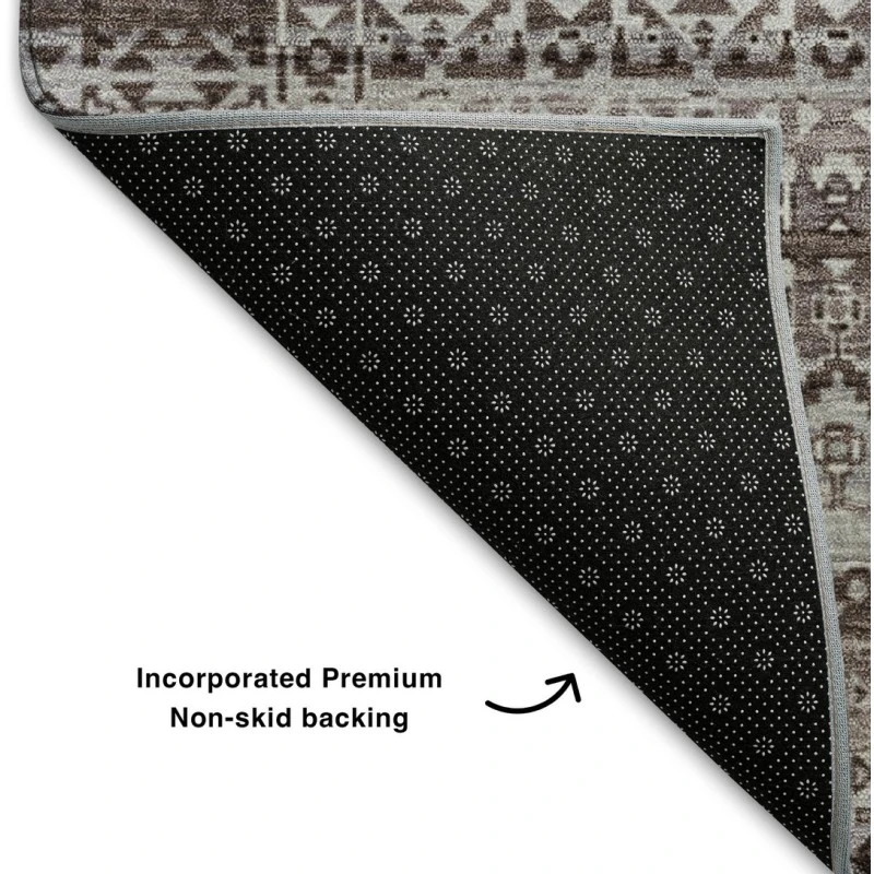 Addison Mayfield Brown AMF2101 - 8ft. Round Rug