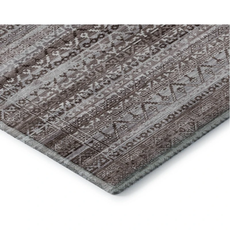 Addison Mayfield Brown AMF2101 - 8ft. Round Rug