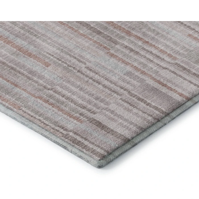 Addison Mayfield Orange AMF2102 - 8ft. Round Rug