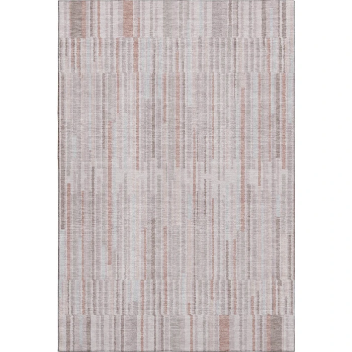 Addison Mayfield Orange AMF2102 - 8ft. Round Rug