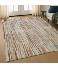 Addison Mayfield Orange AMF2102 - 8ft. Round Rug