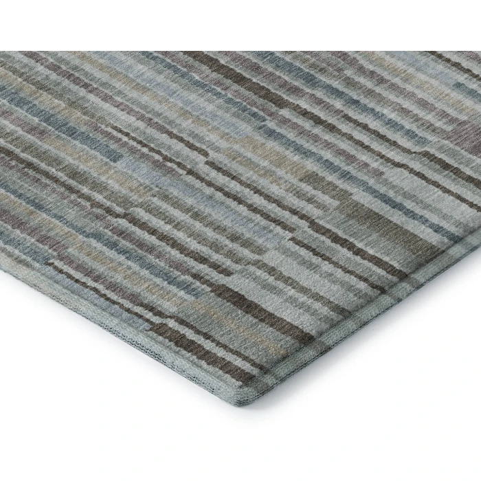 Addison Mayfield Teal AMF2102 - 8ft. Round Rug