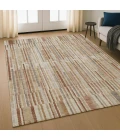 Addison Mayfield Orange AMF2102 - 8ft. Round Rug