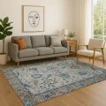 Addison Mayfield Gray AMF2104 - 8ft. Round Rug