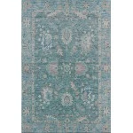 Addison Mayfield Teal AMF2104 - 8ft. Round Rug