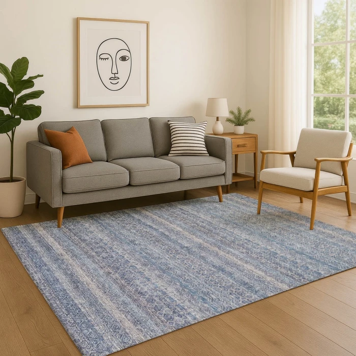Addison Mayfield Blue AMF2105 8ft. x 10ft. Rect. Rug