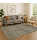 Addison Mayfield Brown AMF2105 - 8ft. Round Rug