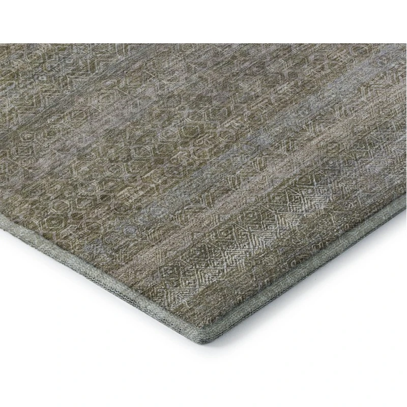 Addison Mayfield Brown AMF2105 - 8ft. Round Rug