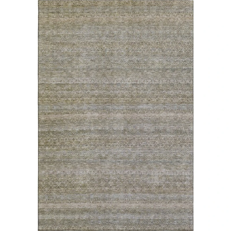 Addison Mayfield Brown AMF2105 - 8ft. Round Rug