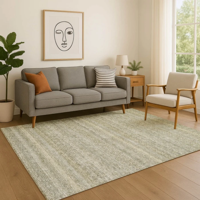 Addison Mayfield Ivory AMF2105 - 8ft. Round Rug