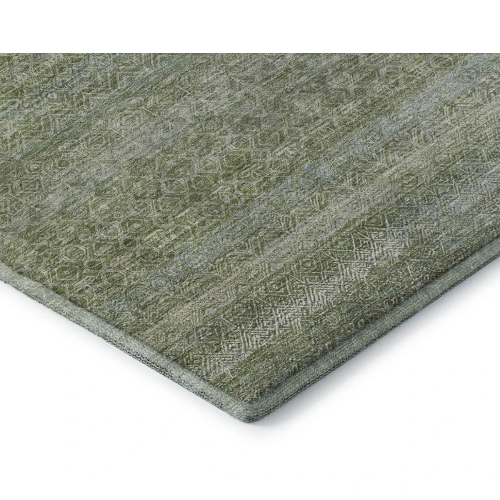 Addison Mayfield Green AMF2105 - 8ft. Round Rug