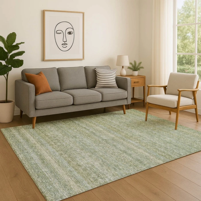 Addison Mayfield Green AMF2105 - 8ft. Round Rug