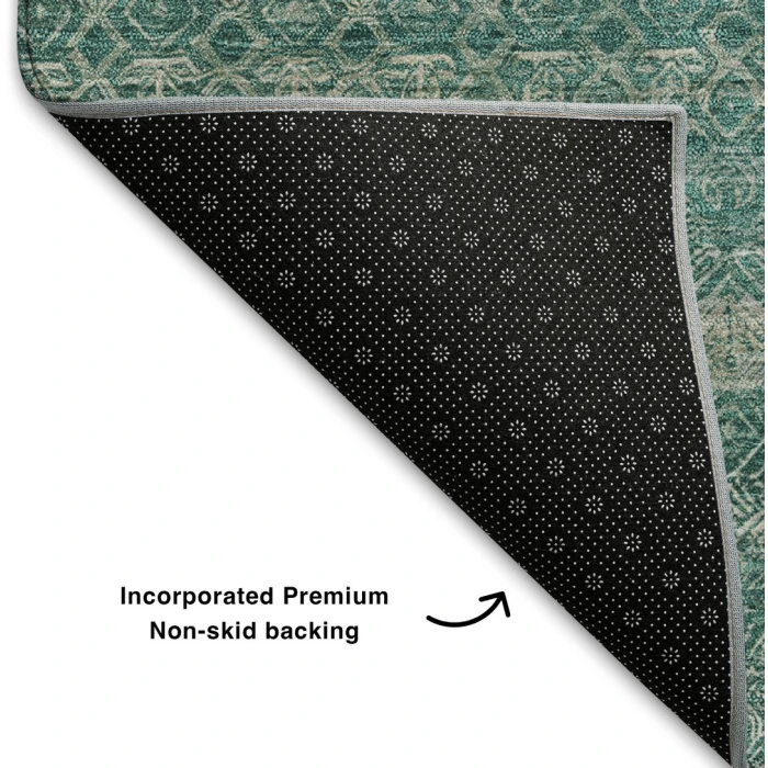 Addison Mayfield Teal AMF2105 8ft. x 10ft. Rect. Rug