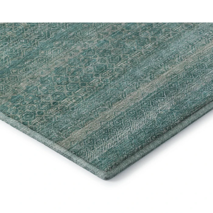 Addison Mayfield Teal AMF2105 8ft. x 10ft. Rect. Rug