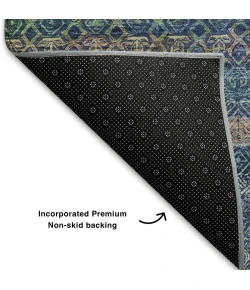 Addison Mayfield Teal AMF2106 8ft. x 10ft. Rect. Rug