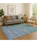 Addison Mayfield Teal AMF2106 9ft. x 12ft. Rect. Rug