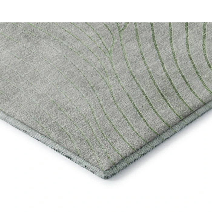Addison Mayfield Green AMF2107 - 8ft. Round Rug