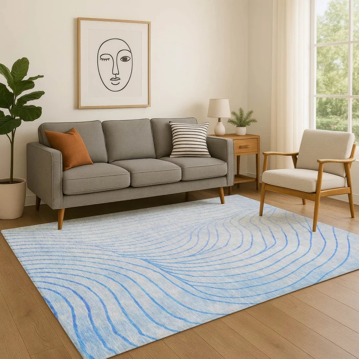 Addison Mayfield Blue AMF2107 9ft. x 12ft. Rect. Rug